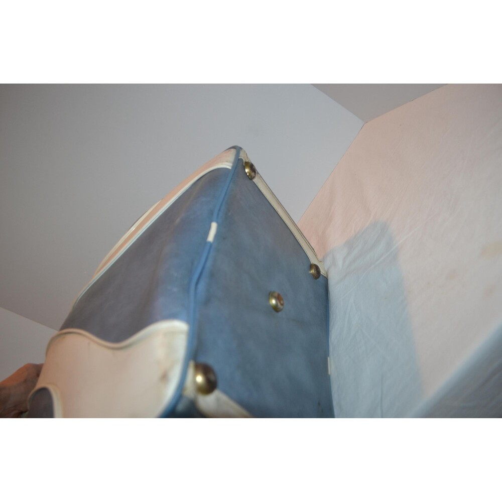 Vintage Bowling Bag Rocking Retro Mod Blue - Picture 5 of 6